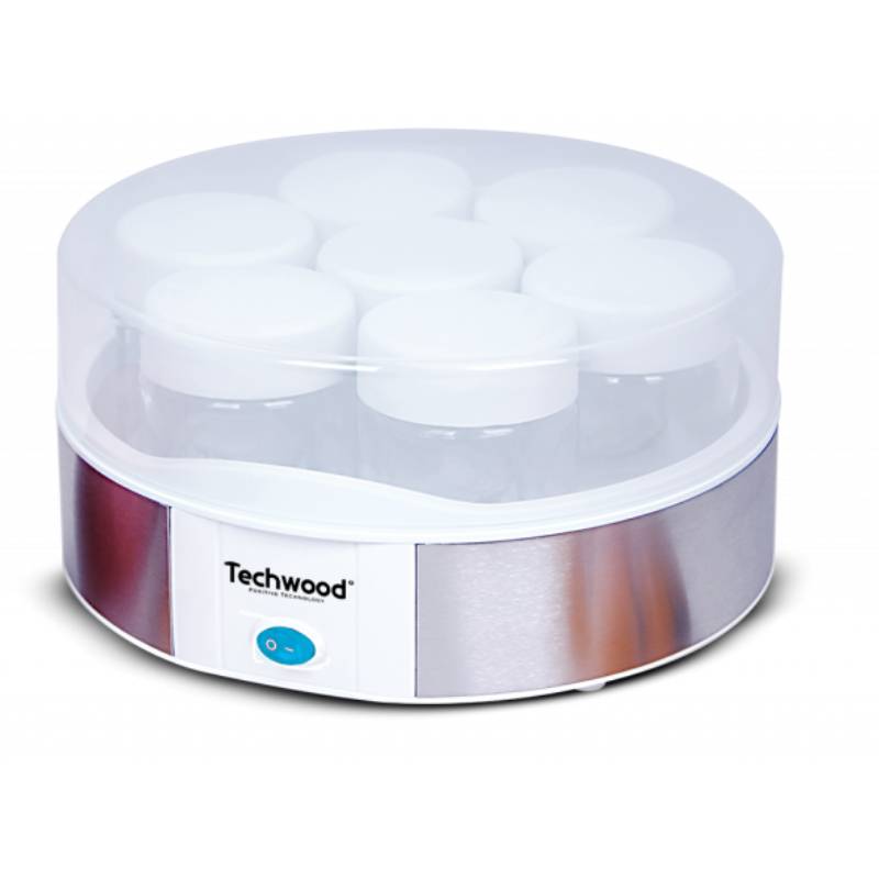 Yaourtière 7 Pots TECHWOOD TYA-7001 15W - Inox